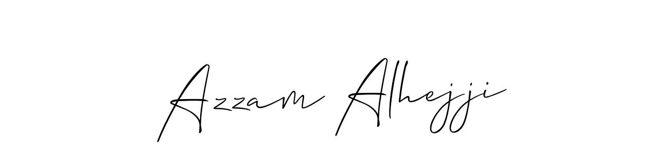 Make a beautiful signature design for name Azzam Alhejji. Use this online signature maker to create a handwritten signature for free. Azzam Alhejji signature style 2 images and pictures png