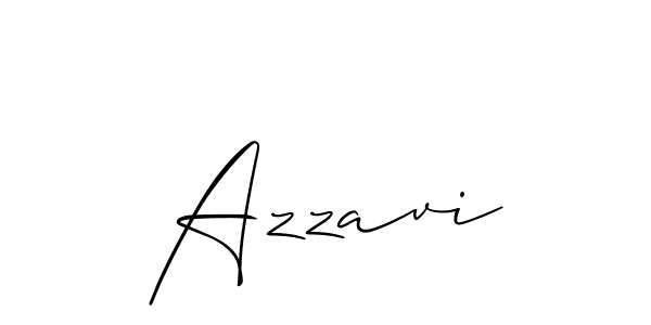 Also we have Azzavi name is the best signature style. Create professional handwritten signature collection using Allison_Script autograph style. Azzavi signature style 2 images and pictures png