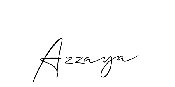 Similarly Allison_Script is the best handwritten signature design. Signature creator online .You can use it as an online autograph creator for name Azzaya. Azzaya signature style 2 images and pictures png