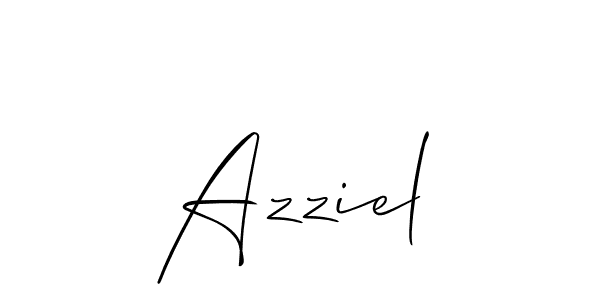 Similarly Allison_Script is the best handwritten signature design. Signature creator online .You can use it as an online autograph creator for name Azziel. Azziel signature style 2 images and pictures png