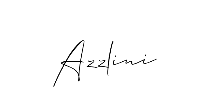 Make a beautiful signature design for name Azzlini. Use this online signature maker to create a handwritten signature for free. Azzlini signature style 2 images and pictures png