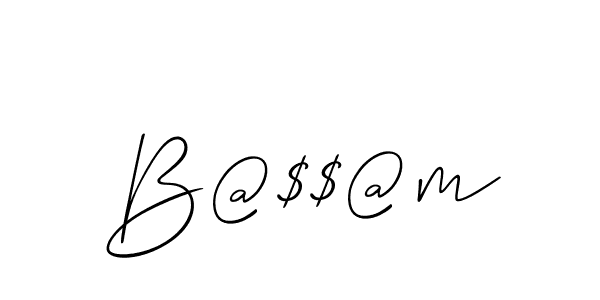 It looks lik you need a new signature style for name B@$$@m. Design unique handwritten (Allison_Script) signature with our free signature maker in just a few clicks. B@$$@m signature style 2 images and pictures png