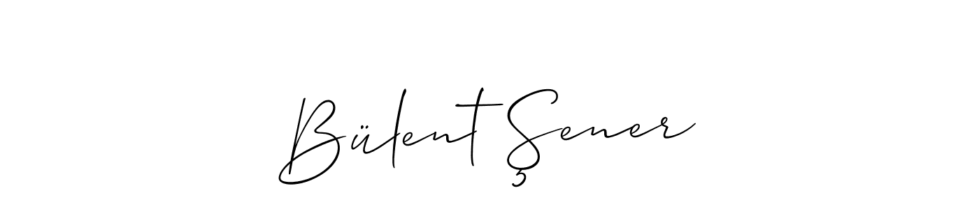 if you are searching for the best signature style for your name Bülent Şener. so please give up your signature search. here we have designed multiple signature styles  using Allison_Script. Bülent Şener signature style 2 images and pictures png