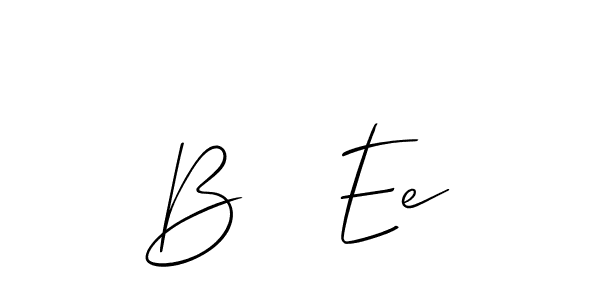 How to Draw B   Ee signature style? Allison_Script is a latest design signature styles for name B   Ee. B   Ee signature style 2 images and pictures png