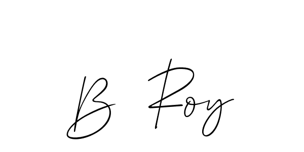 You can use this online signature creator to create a handwritten signature for the name B  Roy. This is the best online autograph maker. B  Roy signature style 2 images and pictures png