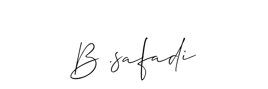 This is the best signature style for the B .safadi name. Also you like these signature font (Allison_Script). Mix name signature. B .safadi signature style 2 images and pictures png