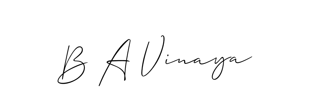 Once you've used our free online signature maker to create your best signature Allison_Script style, it's time to enjoy all of the benefits that B A Vinaya name signing documents. B A Vinaya signature style 2 images and pictures png