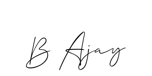 Check out images of Autograph of B Ajay name. Actor B Ajay Signature Style. Allison_Script is a professional sign style online. B Ajay signature style 2 images and pictures png