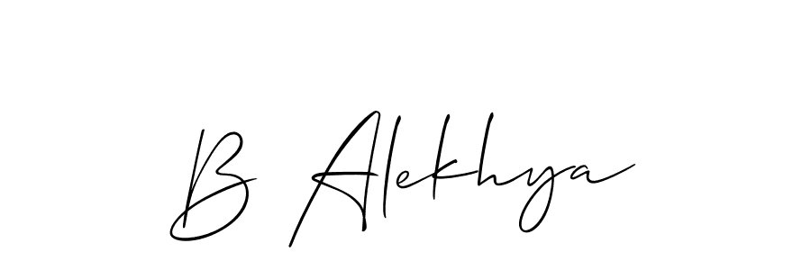 Here are the top 10 professional signature styles for the name B Alekhya. These are the best autograph styles you can use for your name. B Alekhya signature style 2 images and pictures png