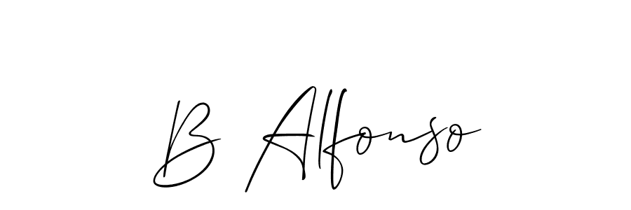 Check out images of Autograph of B Alfonso name. Actor B Alfonso Signature Style. Allison_Script is a professional sign style online. B Alfonso signature style 2 images and pictures png