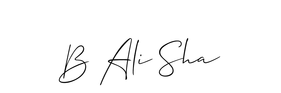 B Ali Sha stylish signature style. Best Handwritten Sign (Allison_Script) for my name. Handwritten Signature Collection Ideas for my name B Ali Sha. B Ali Sha signature style 2 images and pictures png