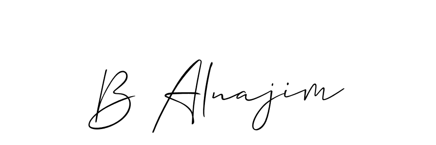 You can use this online signature creator to create a handwritten signature for the name B Alnajim. This is the best online autograph maker. B Alnajim signature style 2 images and pictures png