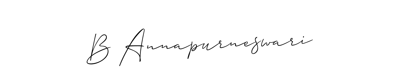 Similarly Allison_Script is the best handwritten signature design. Signature creator online .You can use it as an online autograph creator for name B Annapurneswari. B Annapurneswari signature style 2 images and pictures png