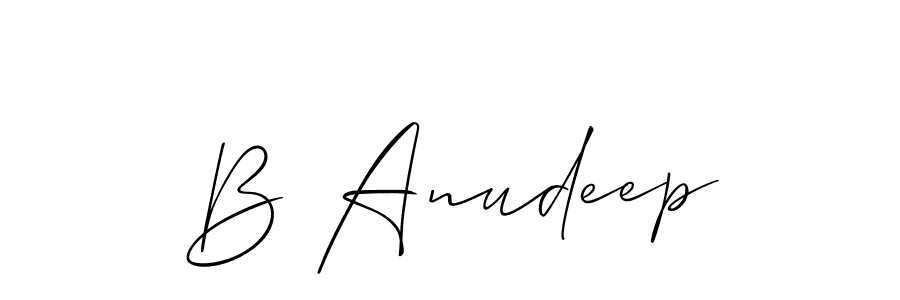 You can use this online signature creator to create a handwritten signature for the name B Anudeep. This is the best online autograph maker. B Anudeep signature style 2 images and pictures png