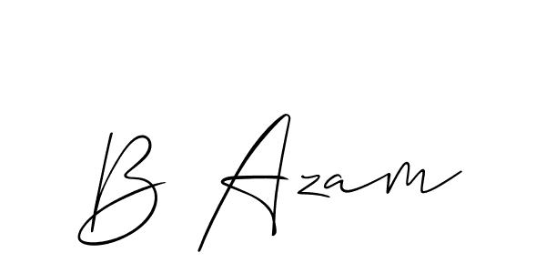 Once you've used our free online signature maker to create your best signature Allison_Script style, it's time to enjoy all of the benefits that B Azam name signing documents. B Azam signature style 2 images and pictures png