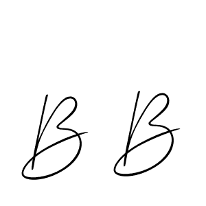 Also You can easily find your signature by using the search form. We will create B B name handwritten signature images for you free of cost using Allison_Script sign style. B B signature style 2 images and pictures png