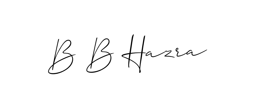 B B Hazra stylish signature style. Best Handwritten Sign (Allison_Script) for my name. Handwritten Signature Collection Ideas for my name B B Hazra. B B Hazra signature style 2 images and pictures png