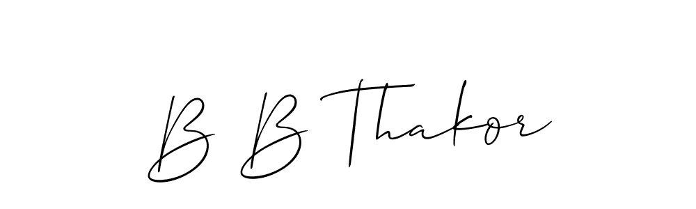 Similarly Allison_Script is the best handwritten signature design. Signature creator online .You can use it as an online autograph creator for name B B Thakor. B B Thakor signature style 2 images and pictures png