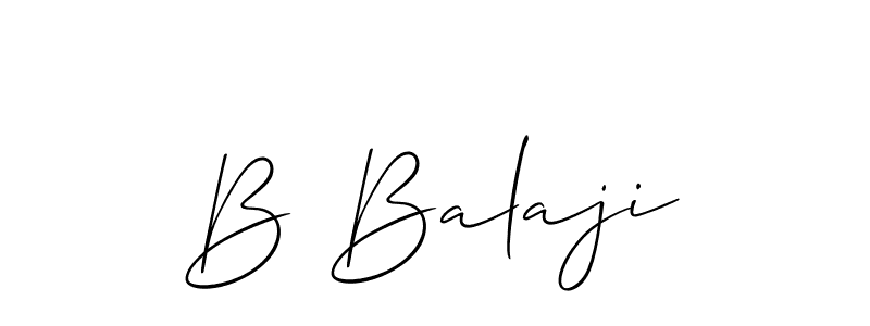 This is the best signature style for the B Balaji name. Also you like these signature font (Allison_Script). Mix name signature. B Balaji signature style 2 images and pictures png