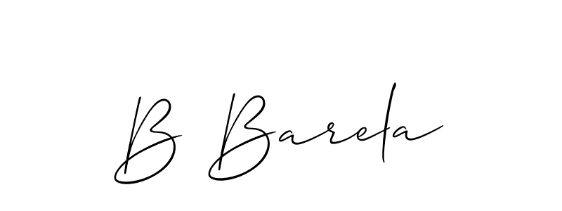 This is the best signature style for the B Barela name. Also you like these signature font (Allison_Script). Mix name signature. B Barela signature style 2 images and pictures png