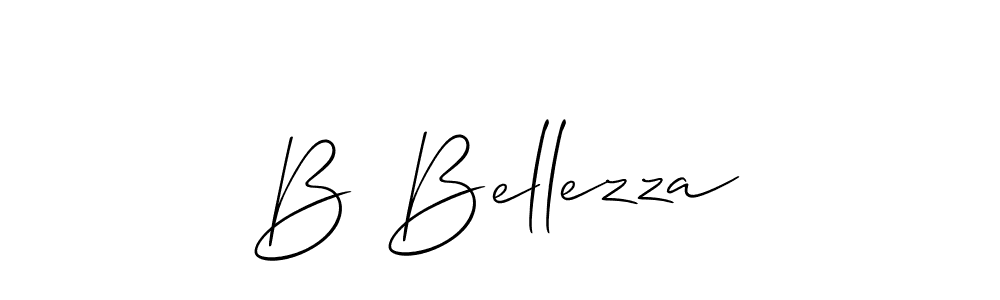 You should practise on your own different ways (Allison_Script) to write your name (B Bellezza) in signature. don't let someone else do it for you. B Bellezza signature style 2 images and pictures png