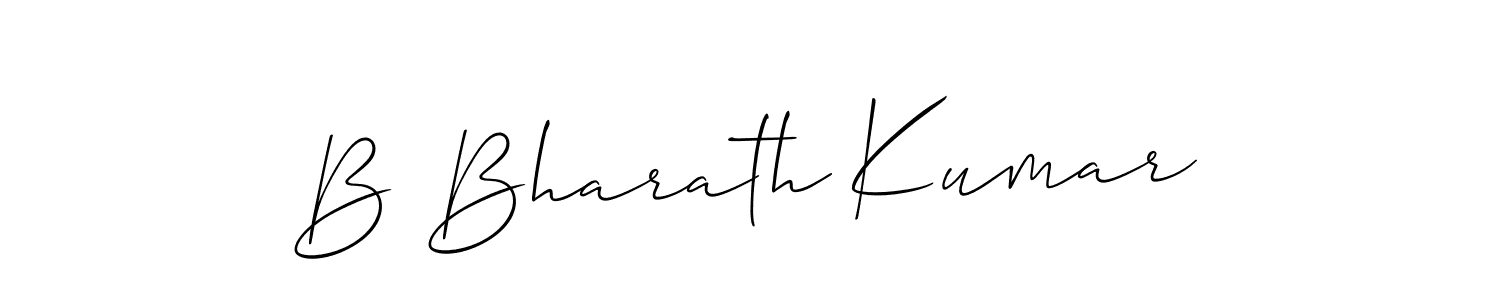 Make a beautiful signature design for name B Bharath Kumar. Use this online signature maker to create a handwritten signature for free. B Bharath Kumar signature style 2 images and pictures png