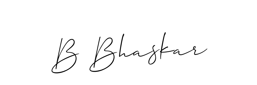 It looks lik you need a new signature style for name B Bhaskar. Design unique handwritten (Allison_Script) signature with our free signature maker in just a few clicks. B Bhaskar signature style 2 images and pictures png
