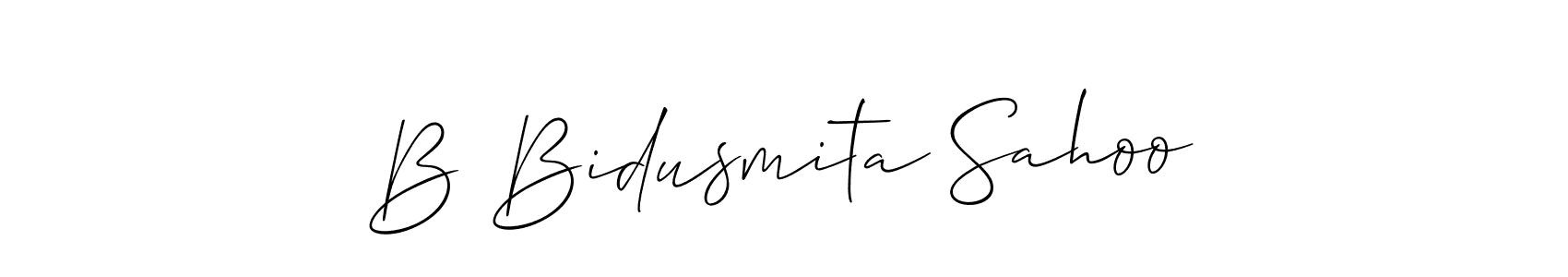 Once you've used our free online signature maker to create your best signature Allison_Script style, it's time to enjoy all of the benefits that B Bidusmita Sahoo name signing documents. B Bidusmita Sahoo signature style 2 images and pictures png