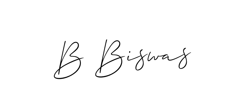 Make a short B Biswas signature style. Manage your documents anywhere anytime using Allison_Script. Create and add eSignatures, submit forms, share and send files easily. B Biswas signature style 2 images and pictures png