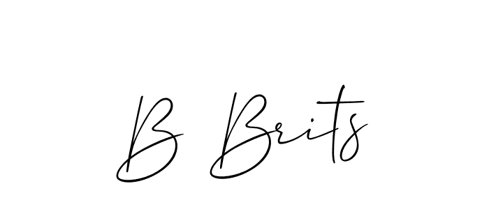 You can use this online signature creator to create a handwritten signature for the name B Brits. This is the best online autograph maker. B Brits signature style 2 images and pictures png