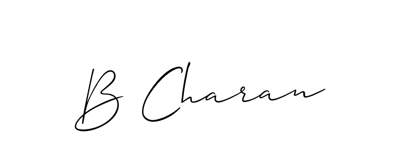 Once you've used our free online signature maker to create your best signature Allison_Script style, it's time to enjoy all of the benefits that B Charan name signing documents. B Charan signature style 2 images and pictures png