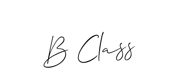 How to Draw B Class signature style? Allison_Script is a latest design signature styles for name B Class. B Class signature style 2 images and pictures png