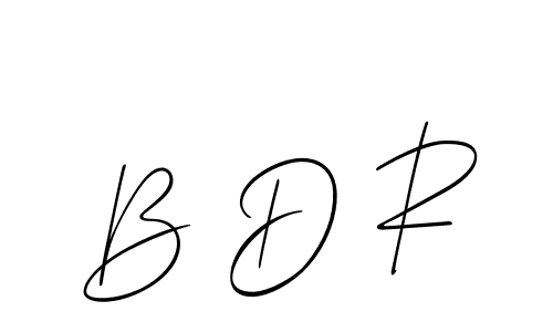 Also You can easily find your signature by using the search form. We will create B D R name handwritten signature images for you free of cost using Allison_Script sign style. B D R signature style 2 images and pictures png