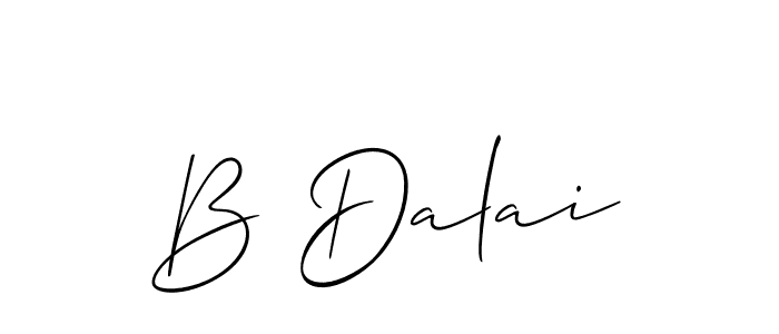 You can use this online signature creator to create a handwritten signature for the name B Dalai. This is the best online autograph maker. B Dalai signature style 2 images and pictures png