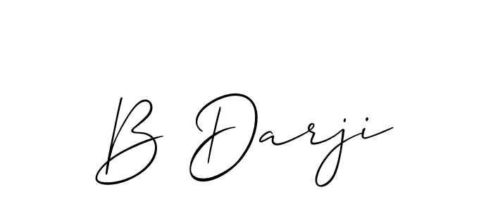 The best way (Allison_Script) to make a short signature is to pick only two or three words in your name. The name B Darji include a total of six letters. For converting this name. B Darji signature style 2 images and pictures png