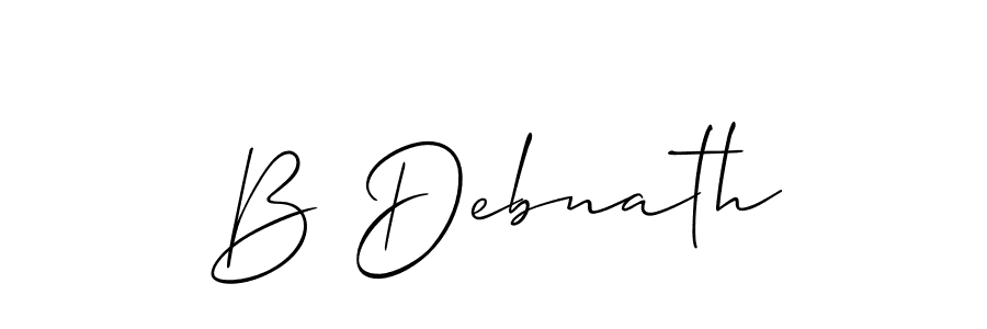 Check out images of Autograph of B Debnath name. Actor B Debnath Signature Style. Allison_Script is a professional sign style online. B Debnath signature style 2 images and pictures png