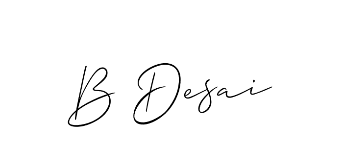 if you are searching for the best signature style for your name B Desai. so please give up your signature search. here we have designed multiple signature styles  using Allison_Script. B Desai signature style 2 images and pictures png