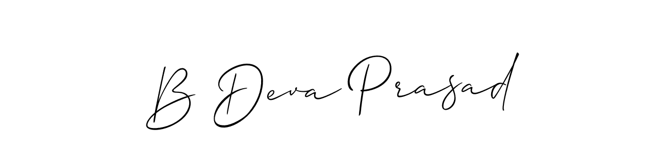 This is the best signature style for the B Deva Prasad name. Also you like these signature font (Allison_Script). Mix name signature. B Deva Prasad signature style 2 images and pictures png