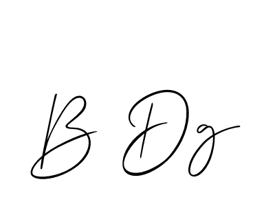 Best and Professional Signature Style for B Dg. Allison_Script Best Signature Style Collection. B Dg signature style 2 images and pictures png