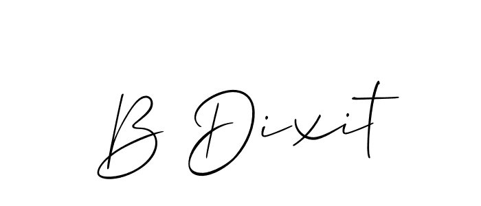 if you are searching for the best signature style for your name B Dixit. so please give up your signature search. here we have designed multiple signature styles  using Allison_Script. B Dixit signature style 2 images and pictures png