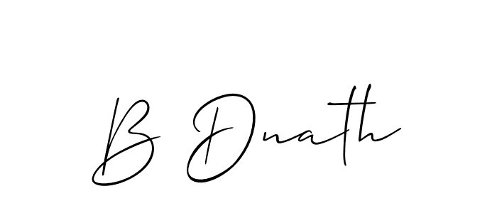 if you are searching for the best signature style for your name B Dnath. so please give up your signature search. here we have designed multiple signature styles  using Allison_Script. B Dnath signature style 2 images and pictures png