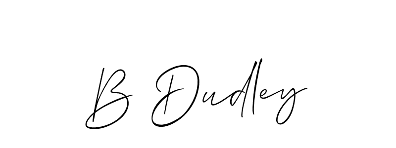 if you are searching for the best signature style for your name B Dudley. so please give up your signature search. here we have designed multiple signature styles  using Allison_Script. B Dudley signature style 2 images and pictures png