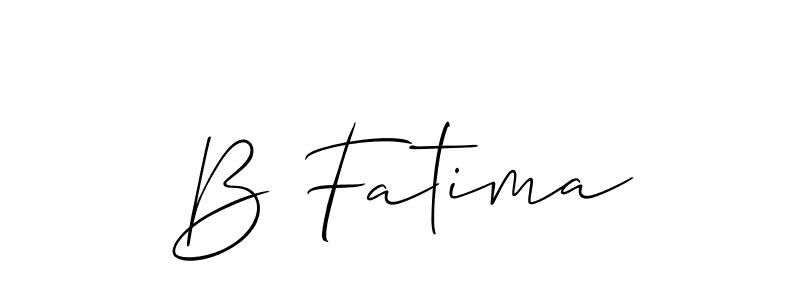Make a beautiful signature design for name B Fatima. Use this online signature maker to create a handwritten signature for free. B Fatima signature style 2 images and pictures png