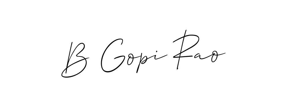 if you are searching for the best signature style for your name B Gopi Rao. so please give up your signature search. here we have designed multiple signature styles  using Allison_Script. B Gopi Rao signature style 2 images and pictures png