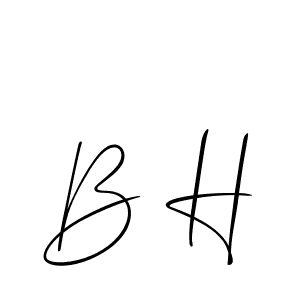 Similarly Allison_Script is the best handwritten signature design. Signature creator online .You can use it as an online autograph creator for name B H. B H signature style 2 images and pictures png