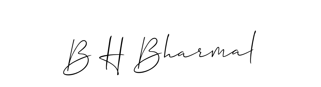 Once you've used our free online signature maker to create your best signature Allison_Script style, it's time to enjoy all of the benefits that B H Bharmal name signing documents. B H Bharmal signature style 2 images and pictures png