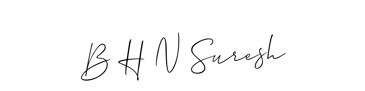 You can use this online signature creator to create a handwritten signature for the name B H N Suresh. This is the best online autograph maker. B H N Suresh signature style 2 images and pictures png