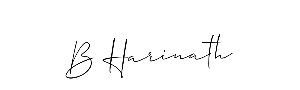 Make a short B Harinath signature style. Manage your documents anywhere anytime using Allison_Script. Create and add eSignatures, submit forms, share and send files easily. B Harinath signature style 2 images and pictures png