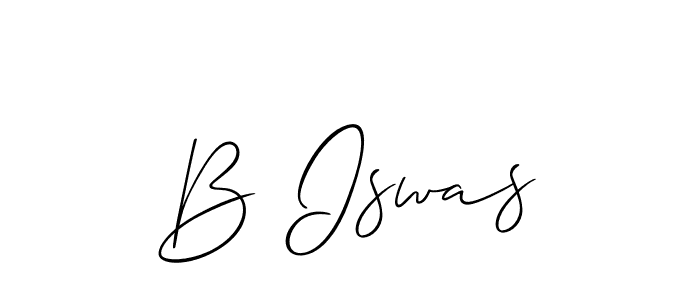 Best and Professional Signature Style for B Iswas. Allison_Script Best Signature Style Collection. B Iswas signature style 2 images and pictures png