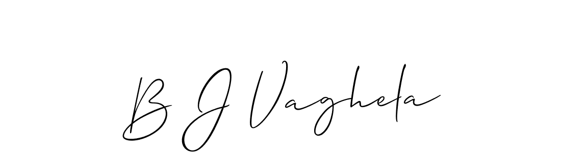 Allison_Script is a professional signature style that is perfect for those who want to add a touch of class to their signature. It is also a great choice for those who want to make their signature more unique. Get B J Vaghela name to fancy signature for free. B J Vaghela signature style 2 images and pictures png